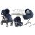 Inglesina Aptica Quattro 4in1 babakocsi szett I-Size Darwin hordozóval - Portland Blue