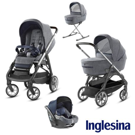 Inglesina Aptica Quattro 4in1 babakocsi szett I-Size Darwin hordozóval - Portland Blue
