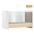 Faktum Alda Classic átalakítható 140-es babaágy - Coimbra / magasfényű fehér 