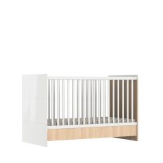   Faktum Alda Classic átalakítható 140-es babaágy - Coimbra / magasfényű fehér 