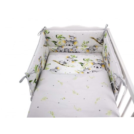 Baby Shop 5 részes babaágynemű - szürke koala maci