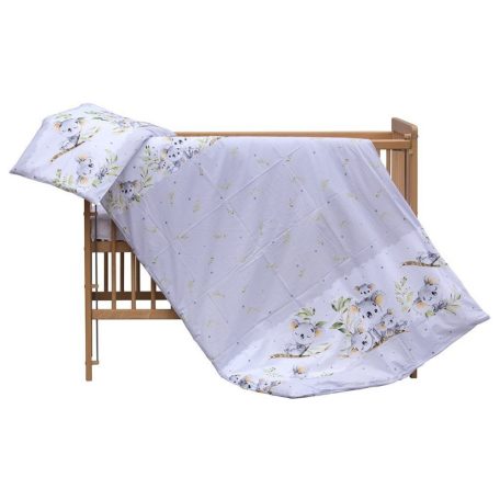 Baby Shop 5 részes babaágynemű - szürke koala maci