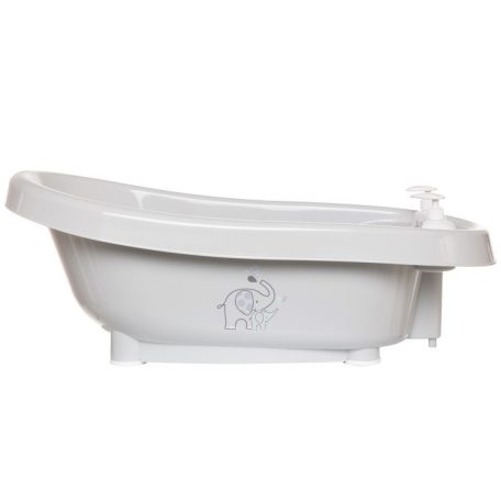 Bébé-Jou thermo babakád + Bébé-Jou kádállvány - Ollie szürke elefánt 