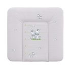 Ceba Baby puha pelenkázó lap 75*72 cm - szürke zebra