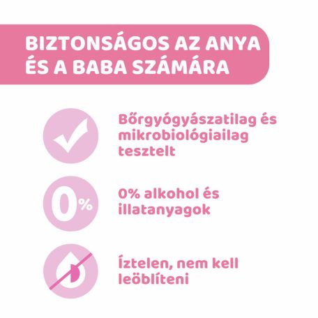 Chicco melltörlőkendő szoptatás előtt -és után - 16 db
