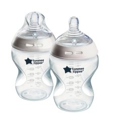 Tommee Tippee Closer To Nature 2*260ml cumisüveg - 0+