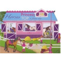 Princess TOP - Horses: a funny day (blue) 