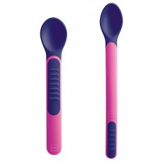 Mam etetőkanalak védőborítóval - rózsaszín