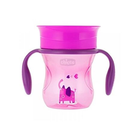 Chicco Perfect 360° itatópohár 200ml - 12m+ pink