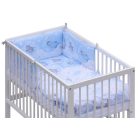 Baby Shop 5 részes babaágynemű - kék elefántok