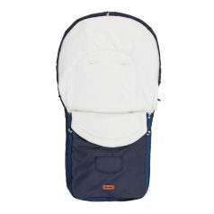 Polár bundazsák babakocsiba - kék