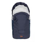 Polár bundazsák babakocsiba - kék