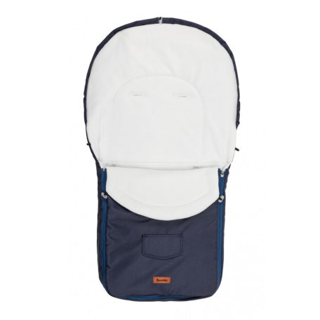 Polár bundazsák babakocsiba - kék