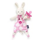 Chicco Pocket Friend szundikendő cumitartópánttal -  rózsaszín
