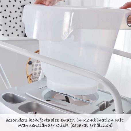Fürdető vödör  +  Bébé-Jou kádállvány - átlátszó