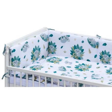 Baby Shop 5 részes babaágynemű - zöld koala maci 