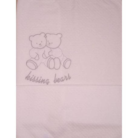 Trimex pamut babapléd - fehér macikák