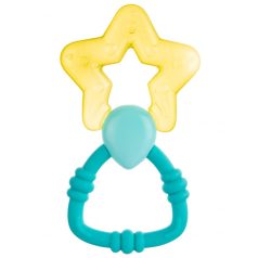 Canpol csörgő hűtőrágókával - sárga csillag