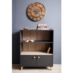   Faktum Colette Antracit széles nyitott tároló - Antracit szürke/Sonoma tölgy