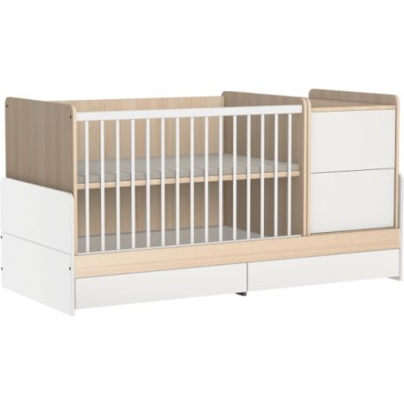 Faktum Alda Classic 5 az 1-ben kombi pelenkázós babaágy - Coimbra / magasfényű fehér 