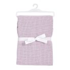 BabyDan Horgolt pamut takaró - lila