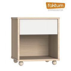   Faktum Alda Classic éjjeliszekrény - Coimbra / magasfényű  fehér 