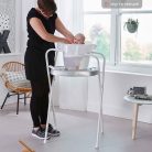 Fürdető vödör  +  Bébé-Jou kádállvány - Sky Green