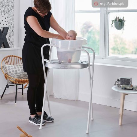 Fürdető vödör  +  Bébé-Jou kádállvány - Sky Green