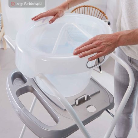 Fürdető vödör  +  Bébé-Jou kádállvány - Sky Green