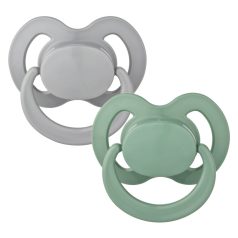   Baby-Nova szilikon fogszabályzós cumi 0 - 6 hó 2db/csom. zöld/szürke