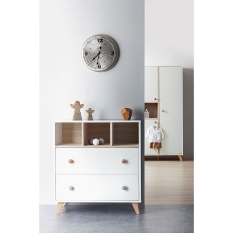 Faktum Colette Fehér komód - Fehér / Ciombra