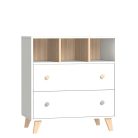 Faktum Colette Fehér komód - Fehér / Ciombra