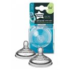 Tommee Tippee Advanced Anti-Colic+ 2db-os szilikon 0+ etetőcumi - lassú folyású
