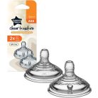 Tommee Tippee Closer To Nature 2db-os szilikon 6+ etetőcumi - gyors folyású
