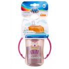 Canpol Trainig Cup cseppmentes itatópohár 320 ml Rózsaszín