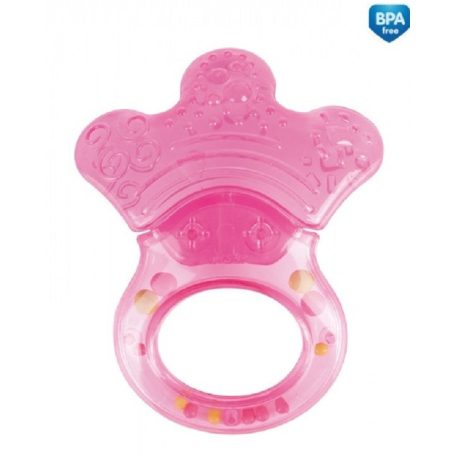 Canpol csörgő hűtőrágókával 56/136 - rózsaszín