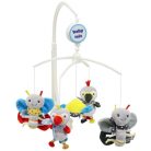 Baby Mix plüss forgó zenélő - madarak és pillangók