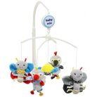 Baby Mix plüss forgó zenélő - madarak és pillangók