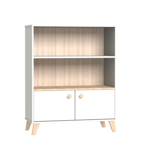 Faktum Colette Fehér széles nyitott tároló - Fehér / Coimbra