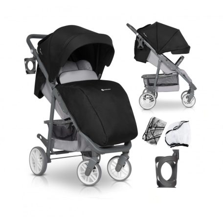 Euro-Cart Flex babakocsi -  22 kg-ig Antrachite