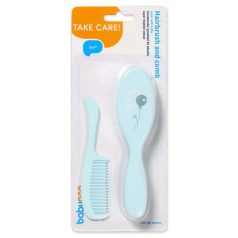 BabyOno  hajkefe + fésű szett - türkiz lufi