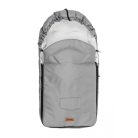 Polár bundazsák babakocsiba - világos szürke