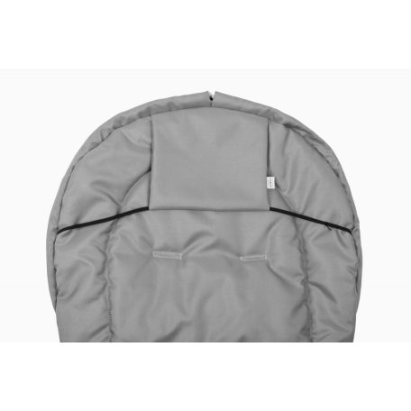 Polár bundazsák babakocsiba - világos szürke