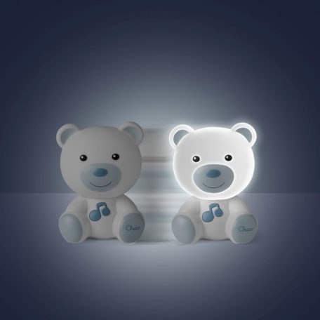 Chicco Dreamlight maci, zenélő éjszakai fény - kék