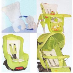   Lorelli Duo-Comfort babakocsi, etetőszék, autósülés betét 