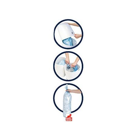 Angelcare Captiva pelenkatároló utántöltő kazetta - 1db