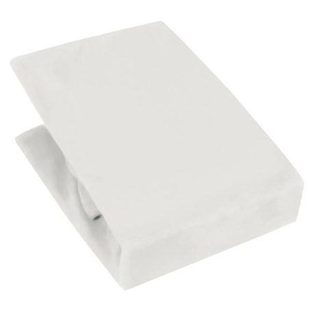 Baby Shop pamut,gumis lepedő 60*120 - 70*120 cm-es matracra használható - fehér