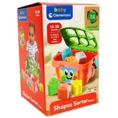 Clementoni - színes formaválogató kosár